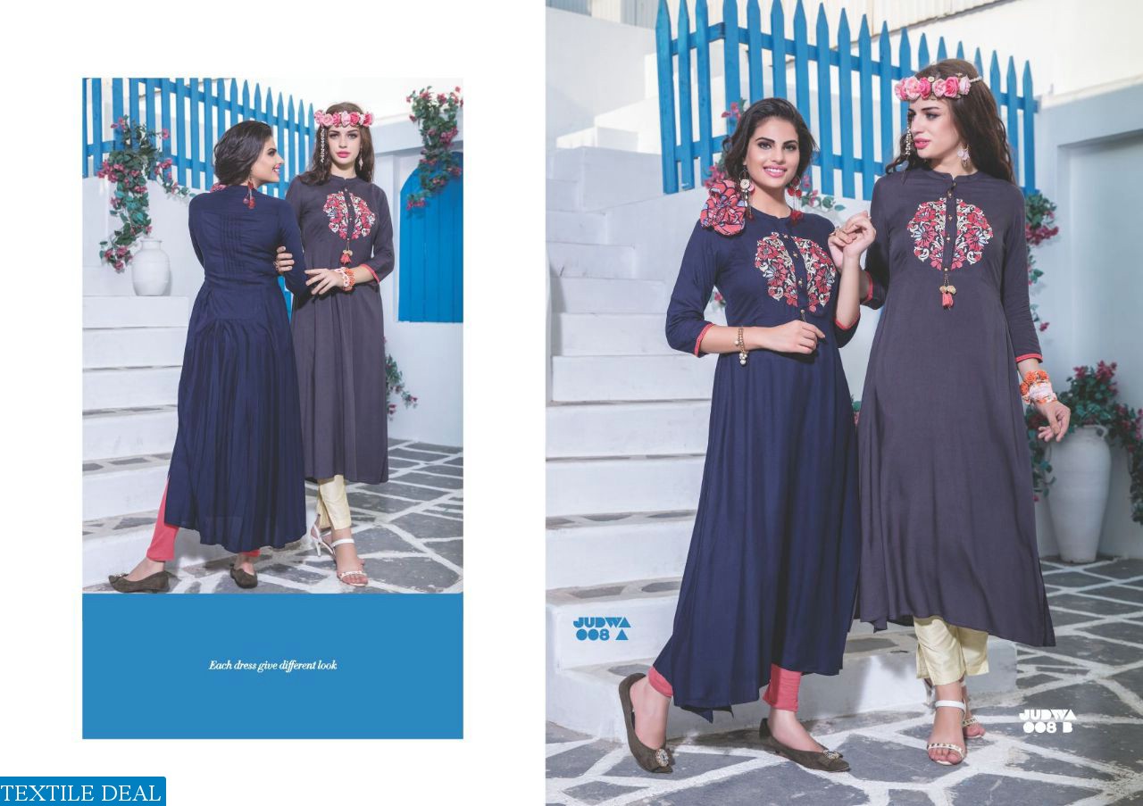 S4u Judwa Wholesale Ready made long kurtis